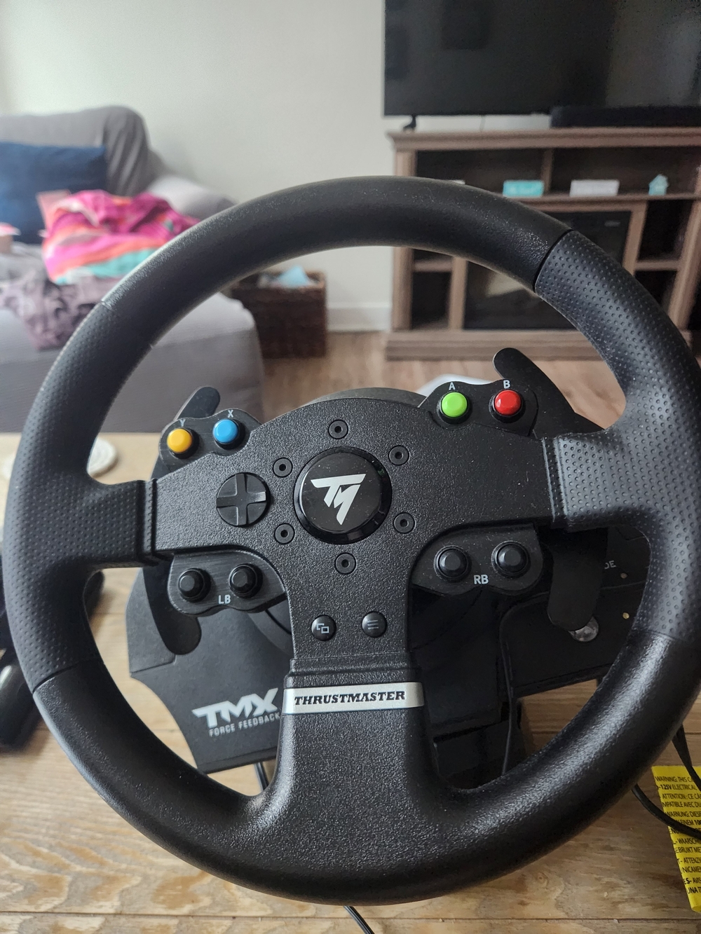 TMX Black Racing Wheel Controller ( Pedals not included )